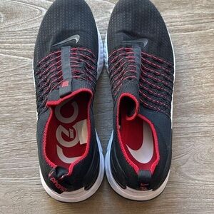 Nike Black and Red Athletic Shoes